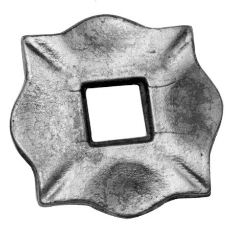 ROSETTE 100X100 W/HOLE 30X30 MM. ID