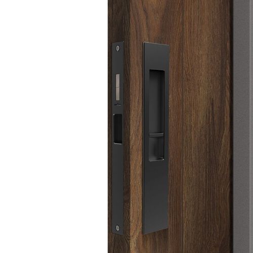 M SERIES EURO LOCK  FLUSH PULL BLACK MI