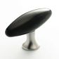 BLACK CATTLE HORN KNOB PROJ 45MM WIDTH 75MM SP MOOD