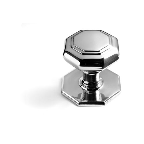 OCTAGONAL CENTRE DOOR KNOB - 67MM SA