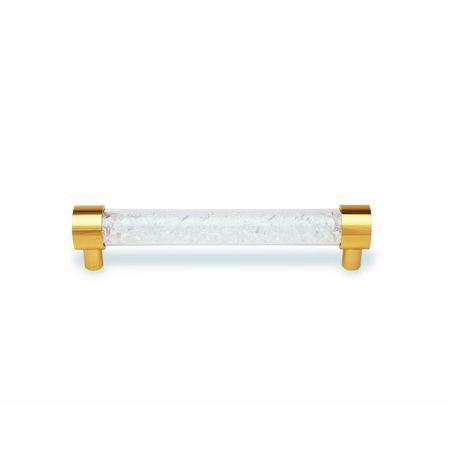 CRYSTAL PULL HANDLE 300MM GLD SK