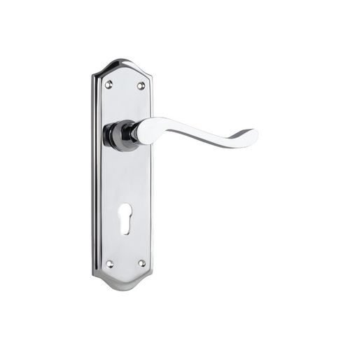 HENLEY LEVER LOCK FG CP 180X50MM TR