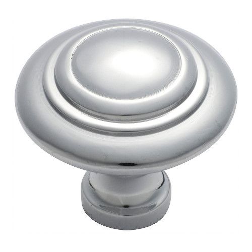 CUPBOARD KNOB DOMED CP 38MM TR