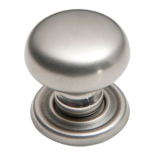 CUPBOARD KNOB SB SN 19MM TR