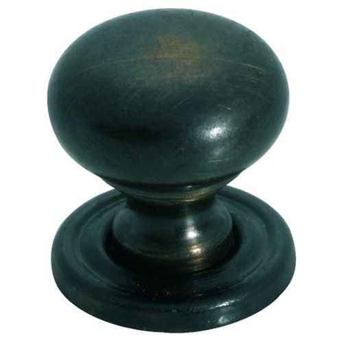 CUPBOARD KNOB SB AB 19MM TR