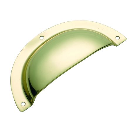 DRAWER PULL PLAIN SB PB 97X40MM TR