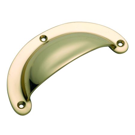 DRAWER PULL PLAIN PB 100X40MM TR