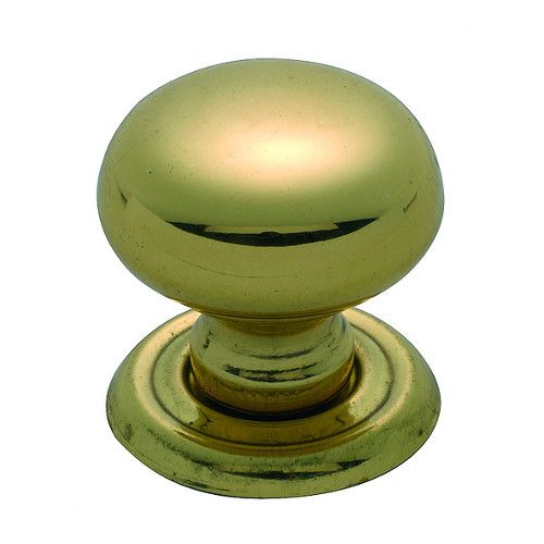 CUPBOARD KNOB SB PB 25MM TR