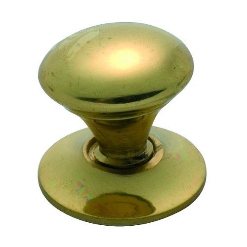 VICTORIAN CUPBOARD KNOB PB 19MM TR