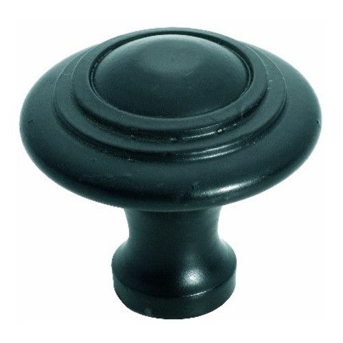 DOMED KNOB IRON MB 38MM TR