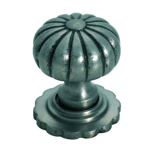 KNOB FLUTED B/PLATE PM 32MM TR