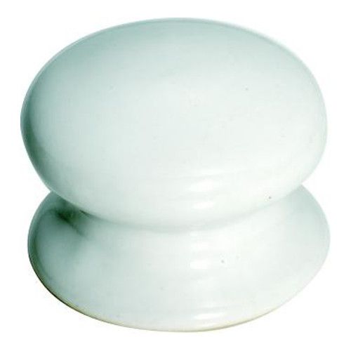 PORCELAIN KNOB - WHITE 50MM TR