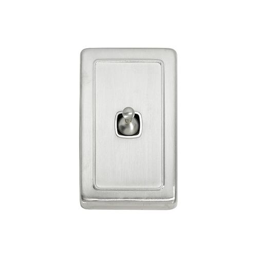 SWITCH - TOGGLE 1 GANG SC WH 72X115MM TR