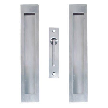 SQ. SLIDING DOOR FLUSHPULL KIT 200X37MM WI