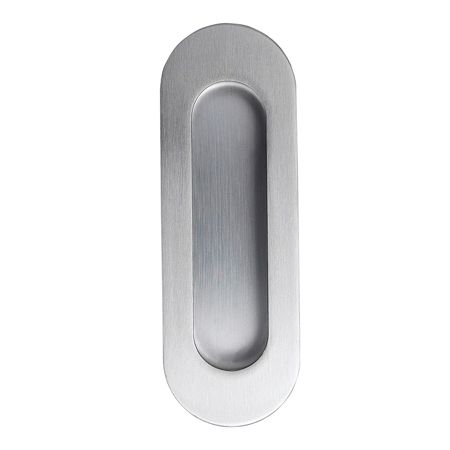 OVAL CONCEALED FIX FLUSHPULL 120X40MM WI