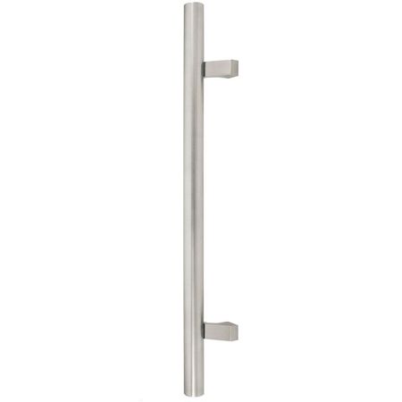 PULL HANDLE 600MM OFFSET STAINLESS STEEL WI