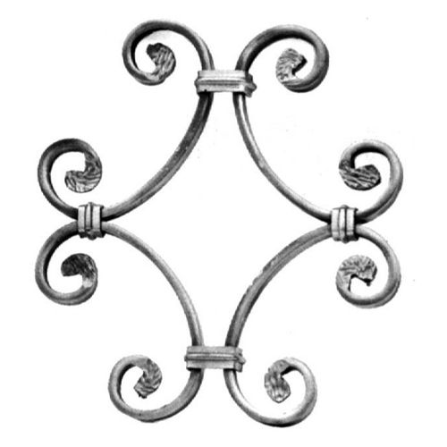 WROUGHT IRON SNAP-ON 250 X 220 - 12X6 SECTION WI