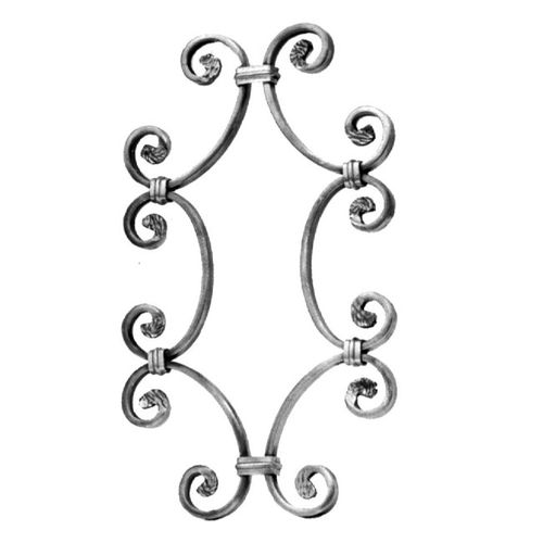 WROUGHT IRON SNAP-ON 380 X 230 - 12X6 SECTION WI