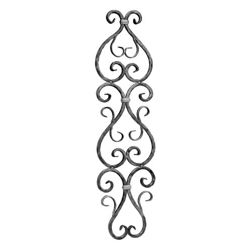 WROUGHT IRON PANEL 900 X 250 - 12X12 SECTION WI