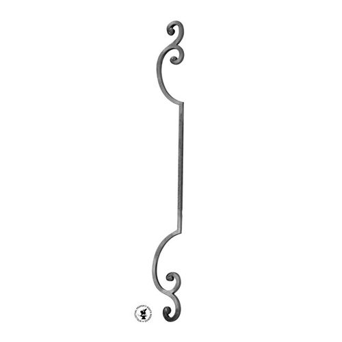 WROUGHT IRON PICKET 1000 X 110 - 14X14 SECTION WI