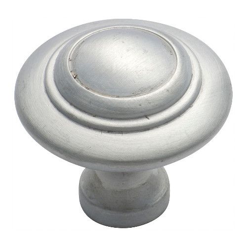 CUPBOARD KNOB DOMED SC 38MM TR