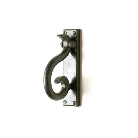 DOOR KNOCKER SCROLL 170X40MM WI TB