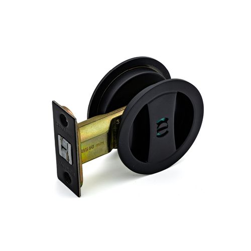 CAVITY SLIDING DOOR PRIVACY RND BL FZ