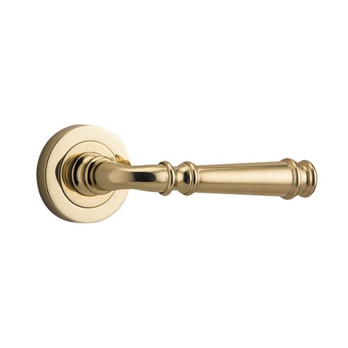 DOOR LEVER VERONA ROUND ROSE TR