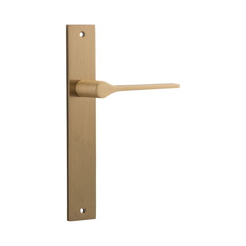 DOOR LEVER COMO WITH RECT BACKPLATE SB H240XW38XP58MM TR