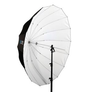 165CM DEEP PARABOLIC UMBRELLA WHITE