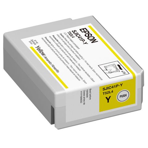 Epson Yellow Ink Cartridge (Pigment) For CW-C4010