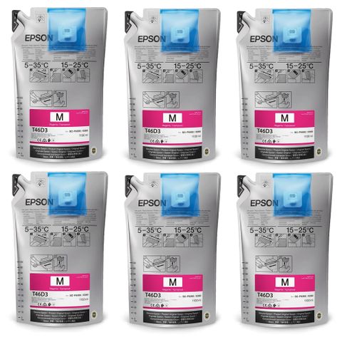 Epson UltraChrome DS Ink 1.1L x6 Magenta Bags (F6360/9460/9460H)