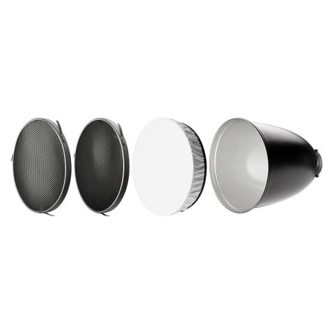Westcott 45 Deg Deep Focus Reflector + 10 & 30° Honeycomb Grids & Diffuser