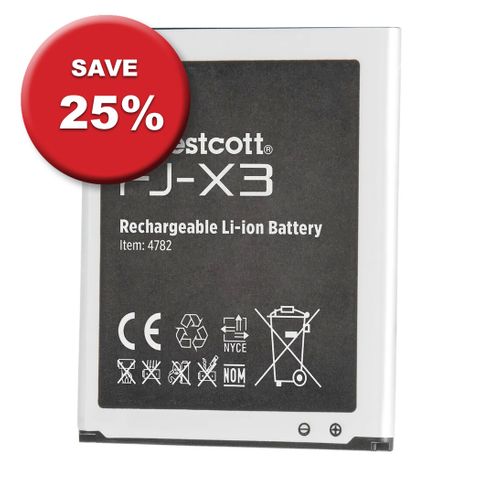 Westcott FJ-X3 Lithium-Ion Battery