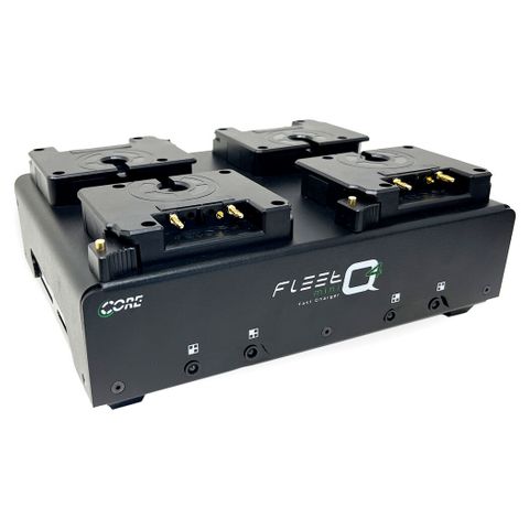 Core SWX Fleet Quad Mini Charger For Gold Mount Batteries