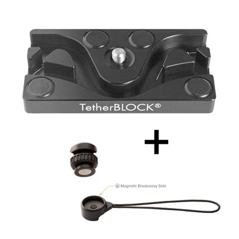 Tether Tools Tetherblock Graphite + TetherGuard TG020