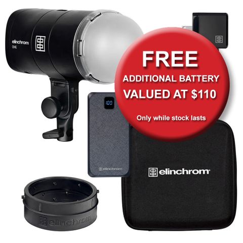 Elinchrom ONE - Off-Camera Flash Kit + Free 18w Power Bank