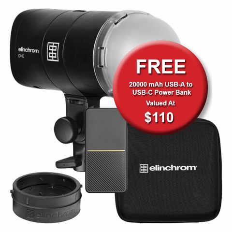 Elinchrom ONE - Off-Camera Flash Kit + Free 18w Power Bank