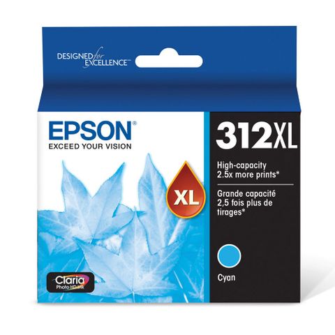 Epson Claria Photo HD Cyan Ink - 312XL