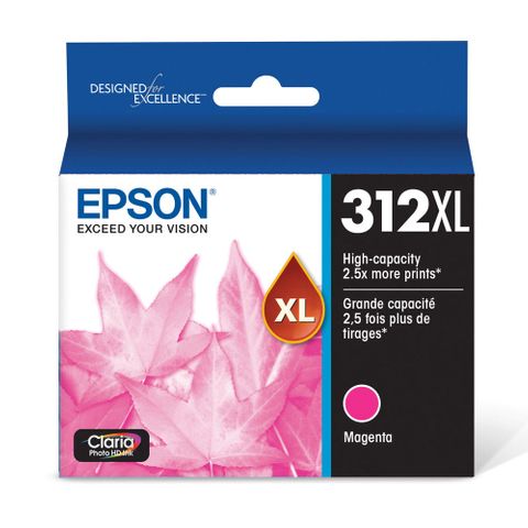 Epson Claria Photo HD Magenta Ink - 312XL