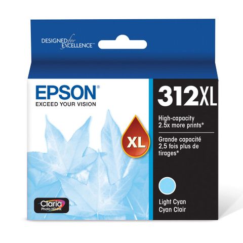 Epson Claria Photo HD Light Cyan Ink - 312XL