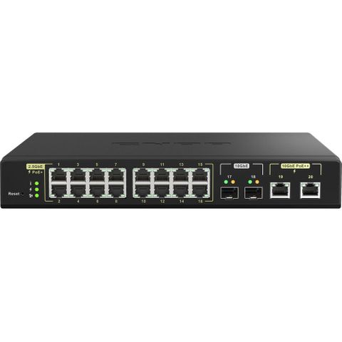 QNAP 20-Port WEB MANAGED SWITCH - QSW-M2116P-2T2S