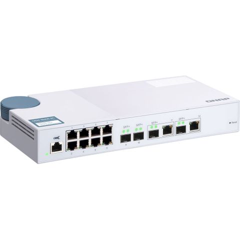 QNAP 12-Port WEB MANAGED SWITCH - QSW-M408-2C