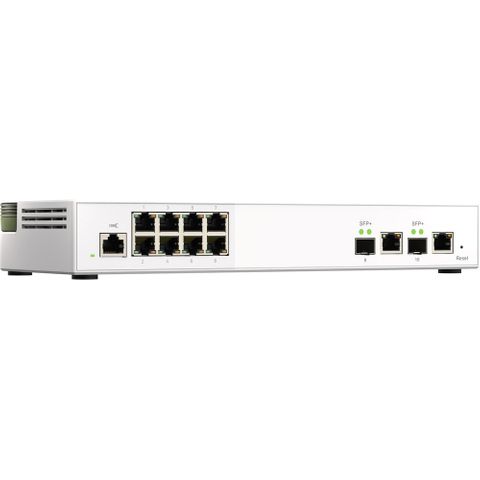 QNAP 10-Port WEB MANAGED SWITCH - QSW-M2108-2C