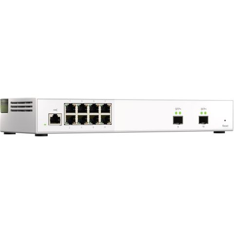 QNAP 10-Port WEB MANAGED SWITCH - QSW-M2108-2S