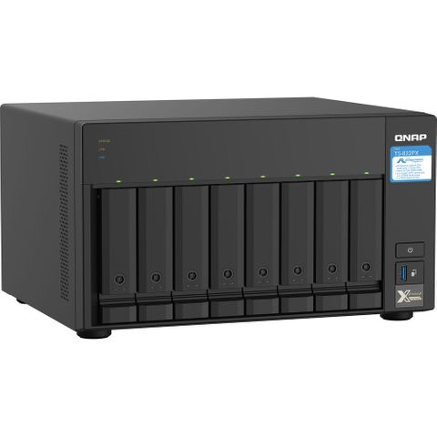 QNAP 8-Bay NAS Bare Unit Alpine Qc 1.7ghz, 4gb, 2.5gbe