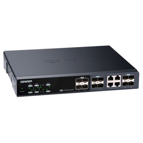 QNAP 12-Port WEB MANAGED SWITCH - QSW-M1204-4C