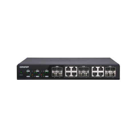 QNAP 12-Port WEB MANAGED SWITCH - QSW-M1208-8C