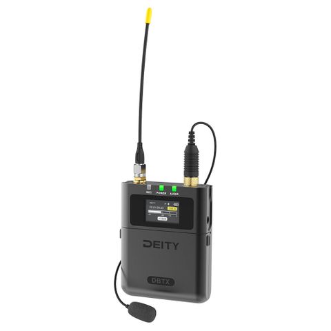 Deity Theos DBTX Transmitter with Omni Lavalier Microphone