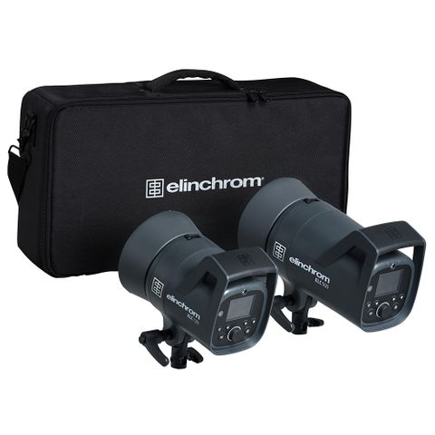 Elinchrom ELC 125/500 Studio Flash Set inc Bag